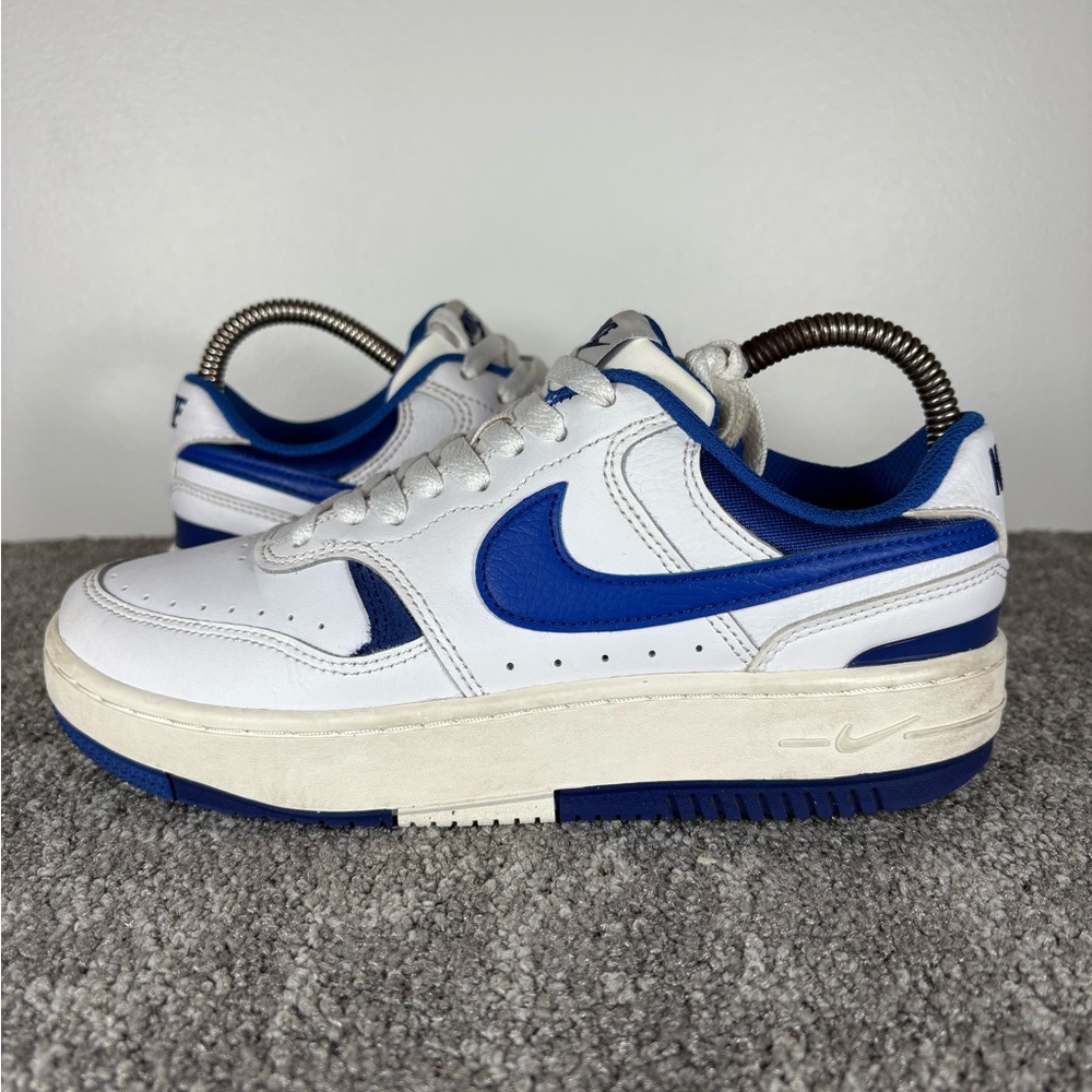 Nike Gamma Force Womens White Blue Athletic Shoes Sneakers Sz 7 DX9176 101